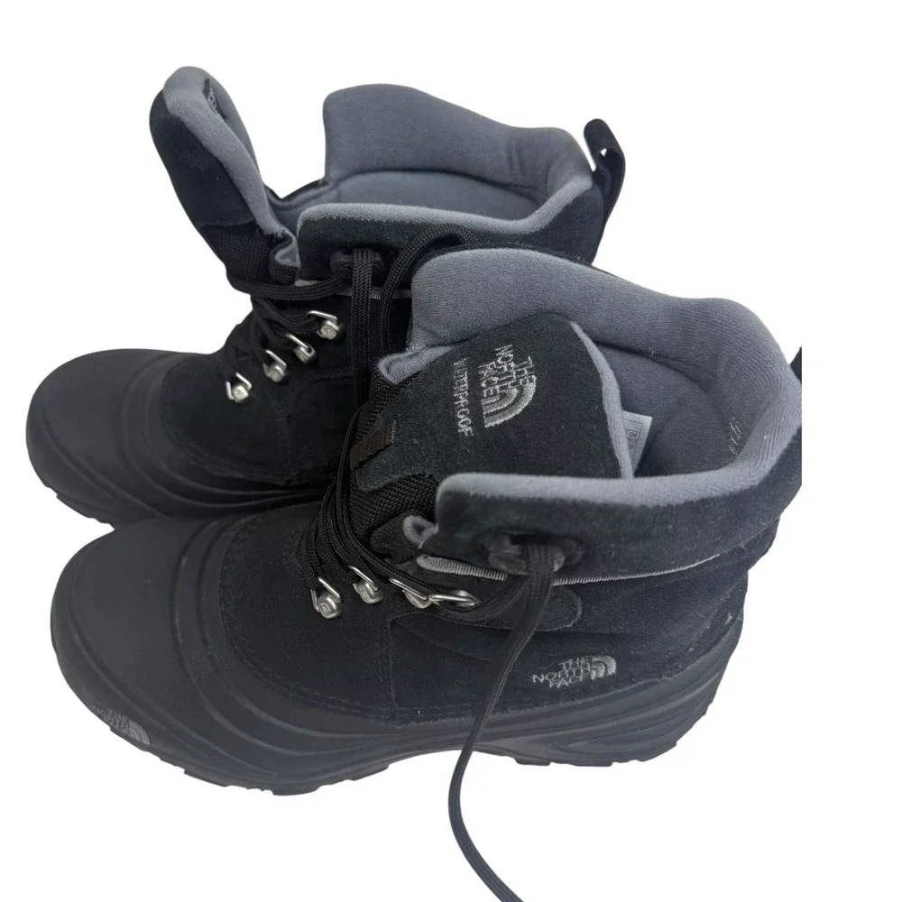 The North Face Heatseeker‎ Waterproof Snow Boots Black Kids US 6 NF0A2T5R